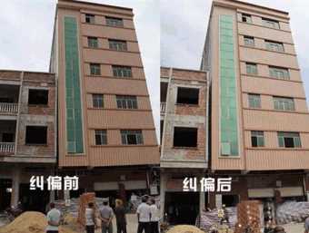 安庆潜山倾斜纠正